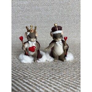 Charming Tails, Fitz and Floyd "King and Queen of My Heart" Mouse